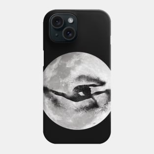 Gymnast jump silhouette and full moon - sand explosion - dance lover / ballet lover / gymnastics lover - gift idea Phone Case