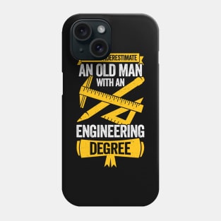 Old Man Engineering Grandpa Engineer Gift Phone Case