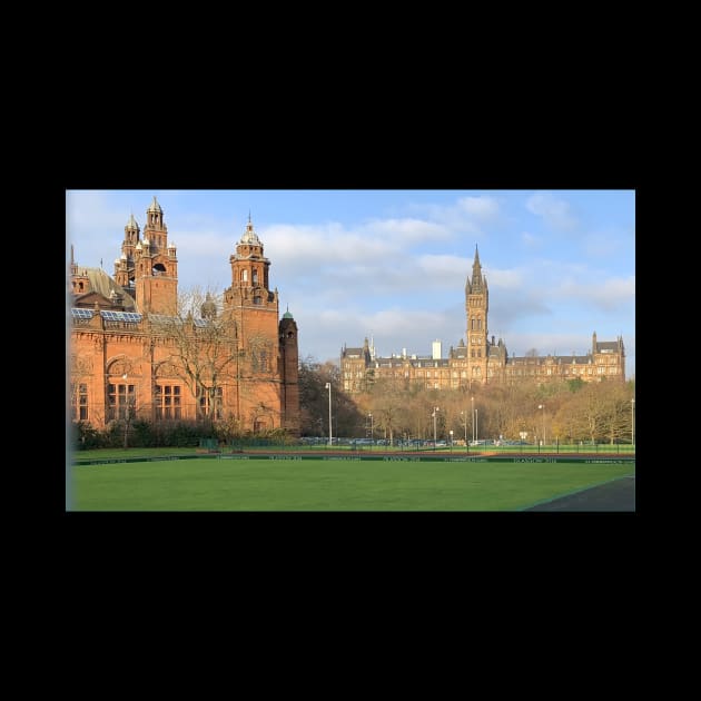 Glasgow University and the Glasgow Art Gallery and Museum by kensor