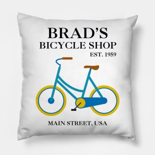 Brad's Bike Shop Pillow