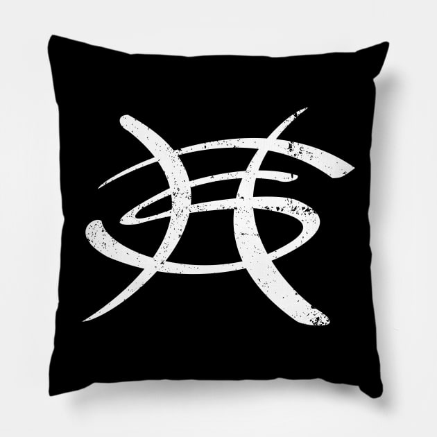 Heroes del silencio - Avalancha - logo grunge Pillow by verde