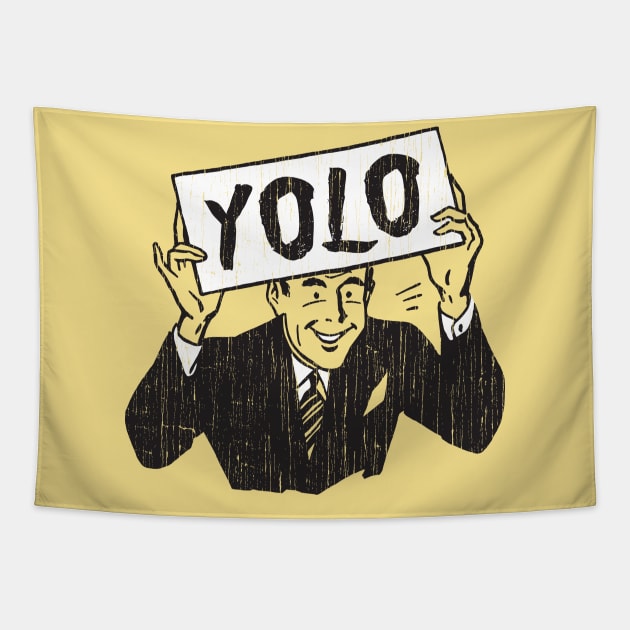 YOLO Tapestry by RTROstock