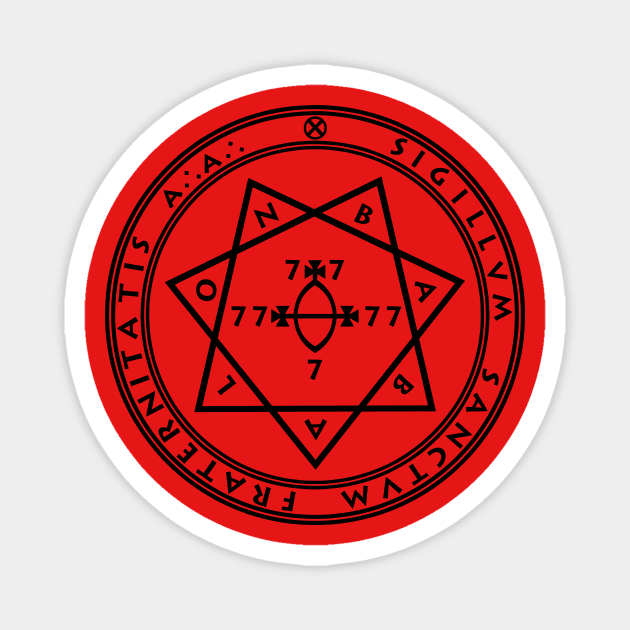 Star of Babalon Magnet by KhanasWeb