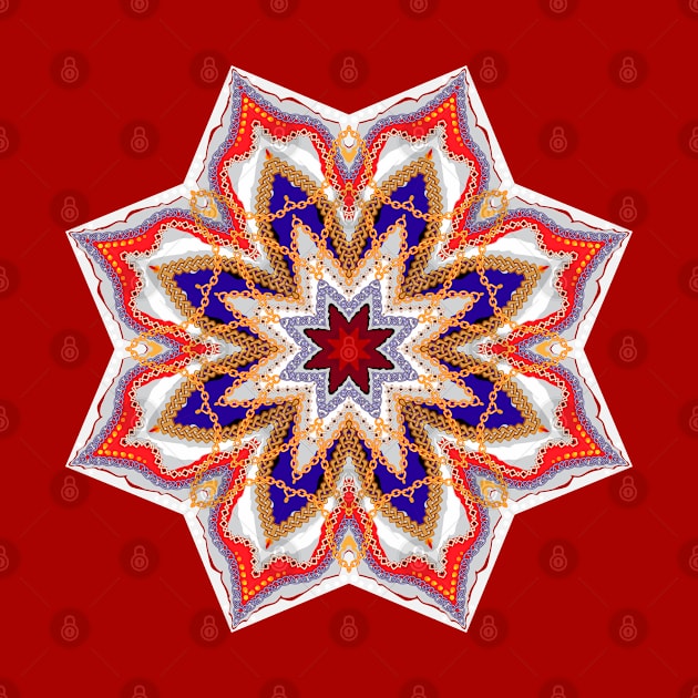 Eastern mandala by Artist Natalja Cernecka