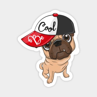 Be Cool Pug Magnet