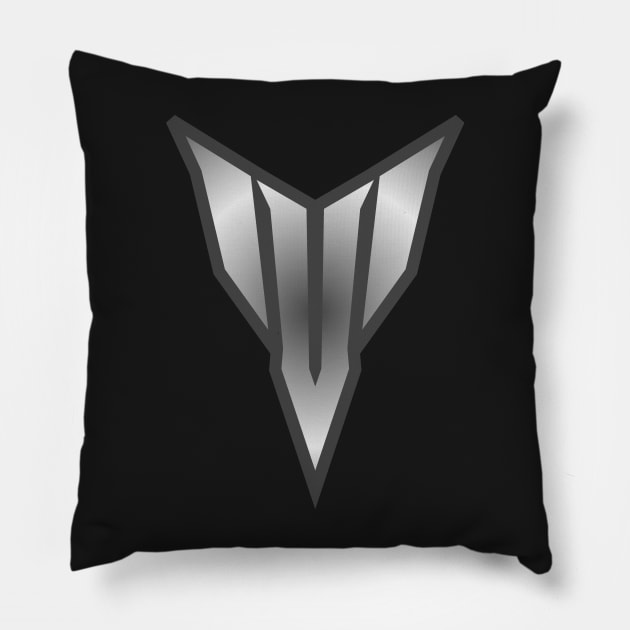 MT Shield Chrome Effect Pillow by Frazza001