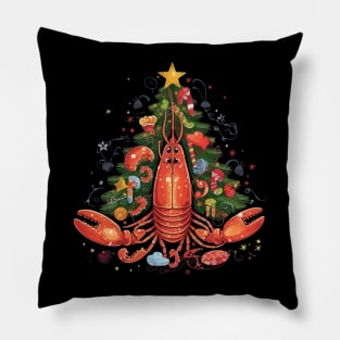 Lobster Christmas Pillow