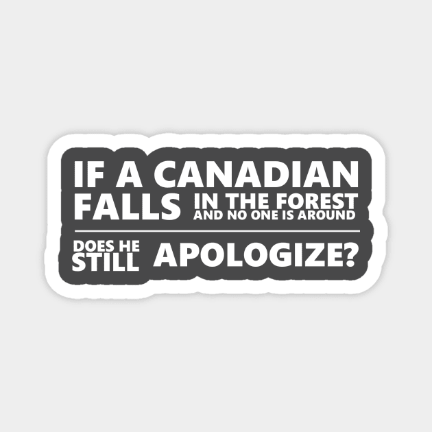 If a Canadian Falls Magnet by Meta Nugget