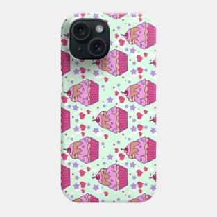 Cupcake Sloth Pattern Phone Case