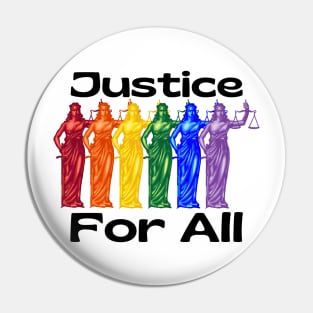 Justice For All Pin