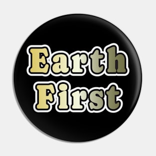 Eco-Friendly Environment Day Design Pin