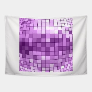 Disco Fever Neck Gator Purple Disco Ball Tapestry