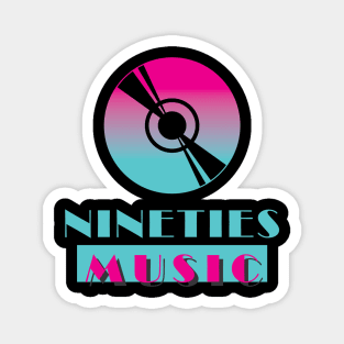 Retro Nineties Music Lover Magnet