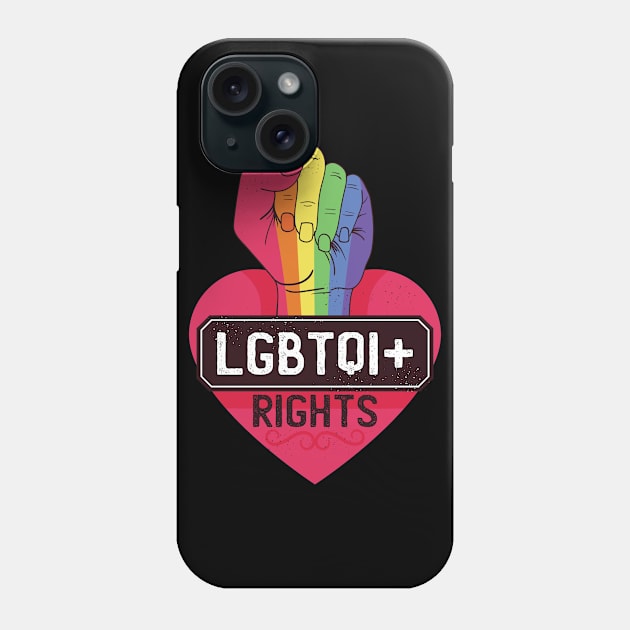 LGBTQI Rights Phone Case by madeinchorley