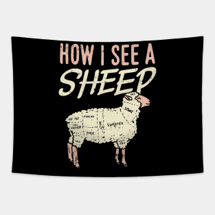 How I See A Sheep Tapestry