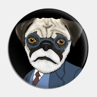 Pugmund Freud Pin