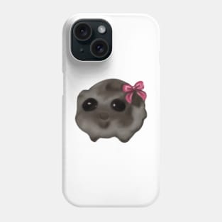 Cute Sad hamster meme Phone Case