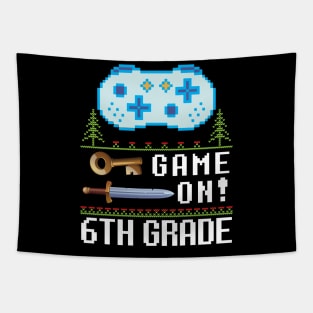 Game On 6th Grade Teacher Student Happy Back To School Gamer Tapestry