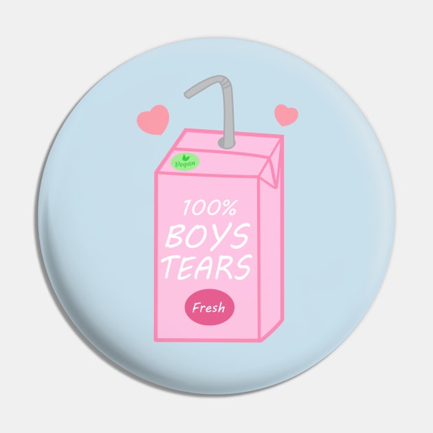 Boys Tears Pin by Brunaesmanhott0