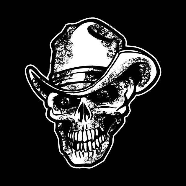 Cowboy skull by Skullart123