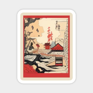 JAPANESE WOODBLOCK PRINT Magnet