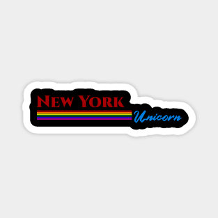 New York Unicorn Gift Magnet