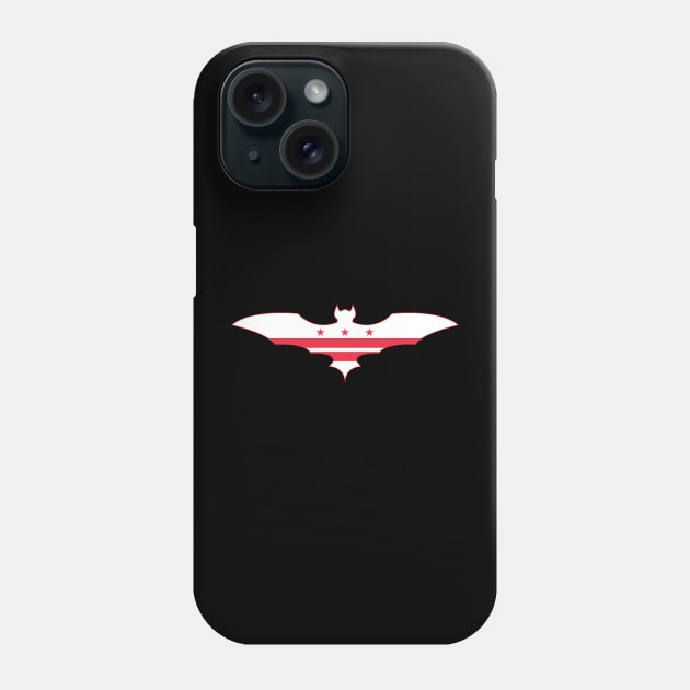 Washington, D.C. Bat Flag Phone Case by Wickedcartoons