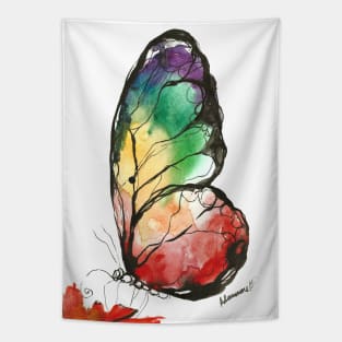 Rainbow Butterfly Tapestry