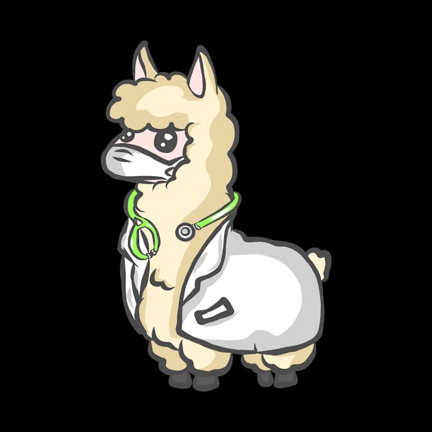 Alpaca Llama Farmer Farmer Funny by KK-Royal