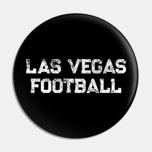 Las Vegas football distressed Pin