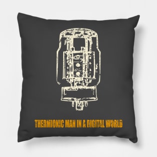 KT88 - A thermionic man in a digital world Pillow