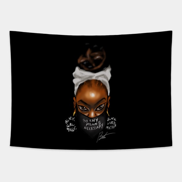 Black Lives Matter Tapestry by Timzartwork