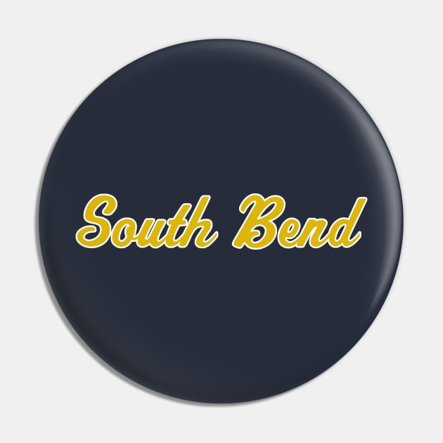 South Bend Script Pin by twothree