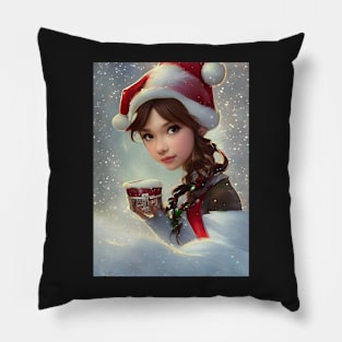 Santa's helper #5 Pillow