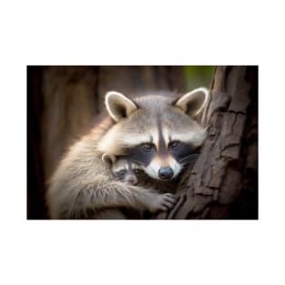 Raccoon Animal Wild Beauty Freedom Wilderness Enchanting T-Shirt