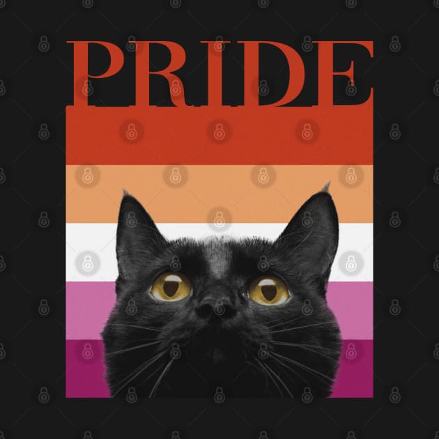 Vintage Black Cat Lesbian Pride by mia_me