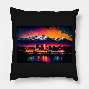 The Lights of Anchorage, Alaska - Part I Pillow