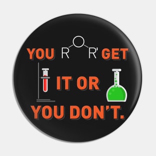 Ether Chemical Formula Chemistry Teacher & Student Gift Idea Pin