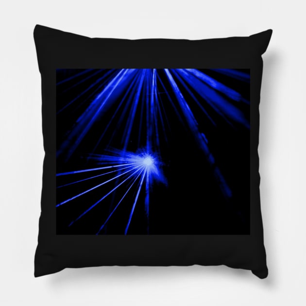 MOTHERSHIP BLUE Pillow by neilstuartcoffey