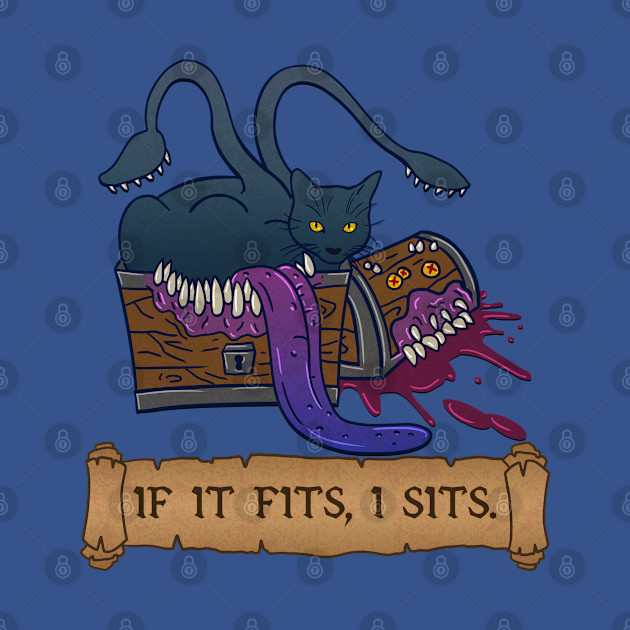 If it fits, I sits. - Gaming - T-Shirt