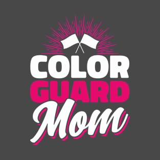 Winter Color Guard Watercolor Color Guard Mom T-Shirt