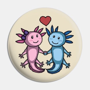 Axolotl Love Pin