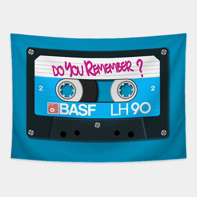 Vintage Audio Tape - BASF - Do You Remember? Tapestry by chillibongostudio