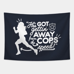 Chris Johnson Getting Away from the Cops Speed Tapestry