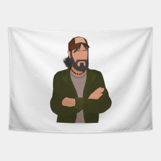 The Walking Dead Game Season 2 Kenny Fan Art Tapestry