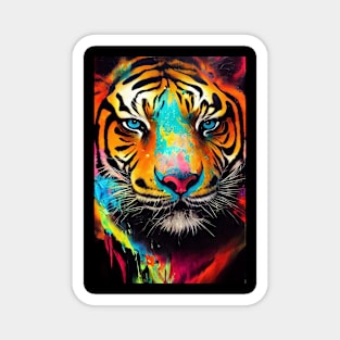 Tiger  Animal Discovery Adventure Nature Planet Earth Paint Magnet