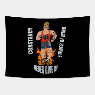 never give up  constancy Tapestry