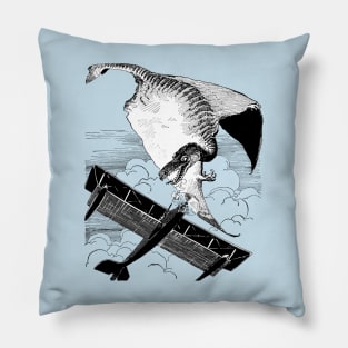 The Land That Time Forgot - An Amazing Stories Illustration Pillow