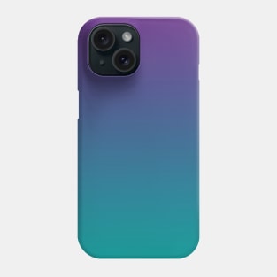 Ombre | Gradient Colors | Purple and Teal | Phone Case