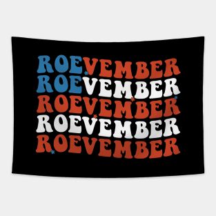 Retro Roevember US Flag Tapestry